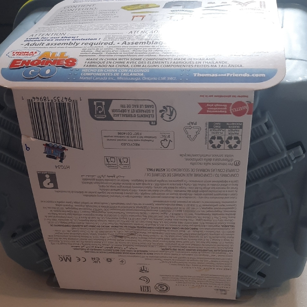Thomas & Friends Toy Train Set, Percy’s Connect & Build Track Bucket NEW 3+ - Picture 6 of 8